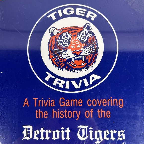 Vintage 1989 Detroit Tiger Trivia Board Game New Factory Sealed Baseball History - Picture 2 of 6